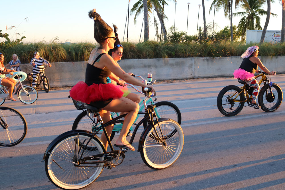 Zombie Bike Ride 2018 photo - Duval Street, Key West